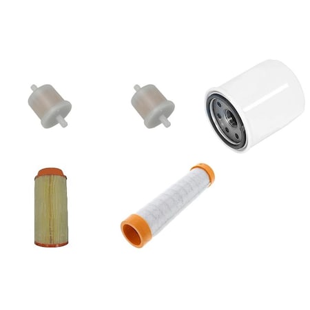 Aic Replacement Parts ZD331 Mower W/D1305-E3 ENGINE Filter Kit - For Donaldson Fits Kubota 12581-43010-FILTERS